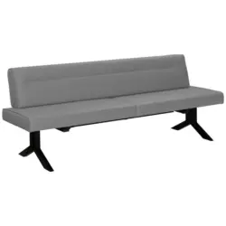 Sitzbank 220/87/70 cm in Hellgrau