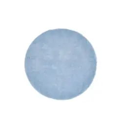 Hochflorteppich 190/190 cm Hellblau