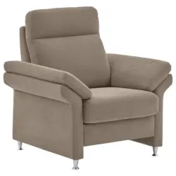 Fernsehsessel in Flachgewebe Taupe