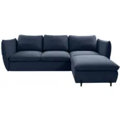 Ecksofa in Blau