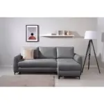 XXXLutz Lauterach - Ihr M&ouml;belhaus bei Bregenz Ecksofa Moli in Mikrofaser Dunkelgrau