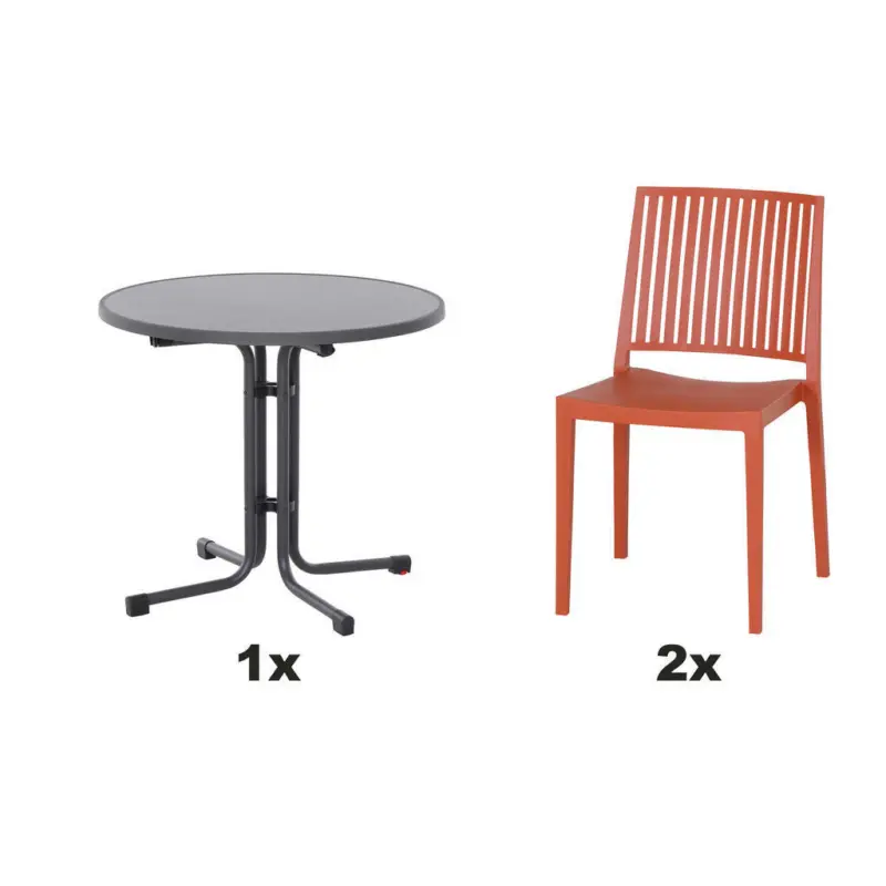 Gartengarnitur 3-teilig