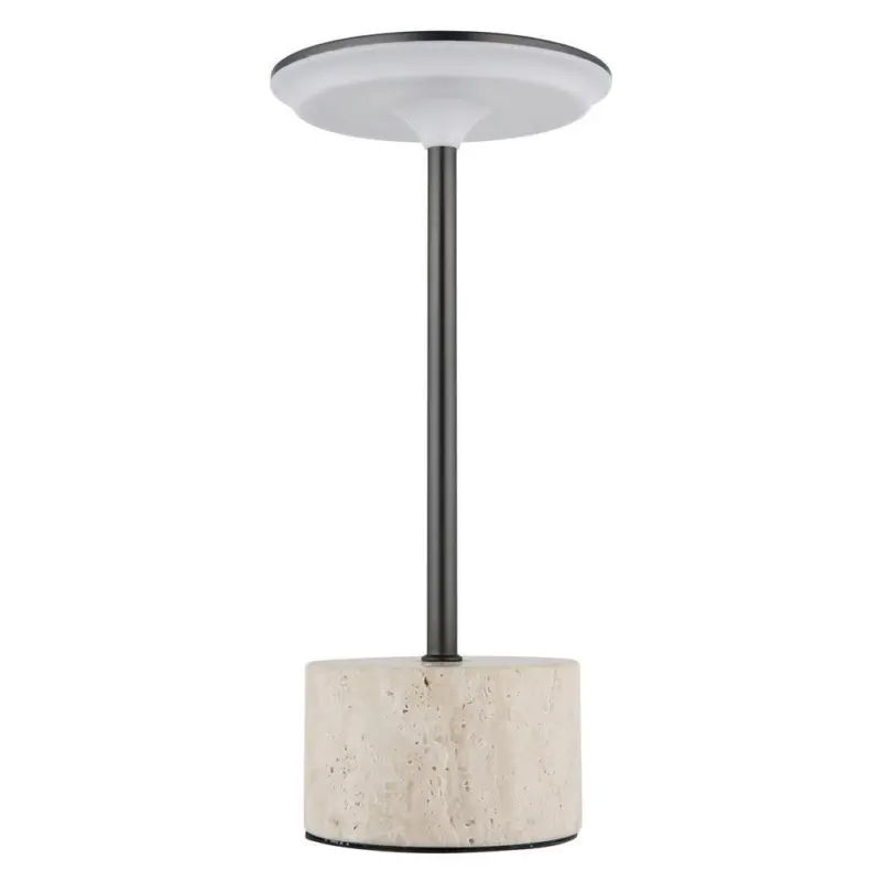 Akku-Tischleuchte Travertin 12/27.6 cm