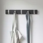 XXXLutz Lauterach - Ihr M&ouml;belhaus bei Bregenz Garderobenleiste in Pappel Anthrazit, Nickelfarben