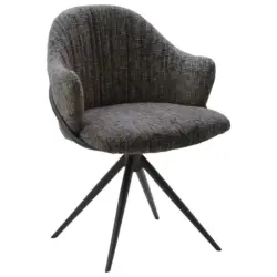 Armlehnstuhl Lederauswahl, Stoffauswahl, Sitzfl&auml;che 360&deg; drehbar beflockt