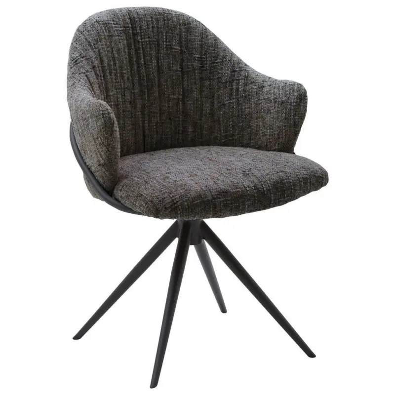 Armlehnstuhl Lederauswahl, Stoffauswahl, Sitzfl&auml;che 360&deg; drehbar beflockt