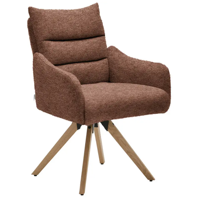 Armlehnstuhl Beinauswahl, Lederauswahl, Stoffauswahl, Gestellauswahl, Sitzfl&auml;che 180&deg; drehbar, automatische R&uuml;ckholfunktion Chenille