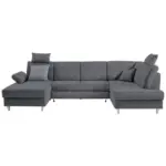 XXXLutz Lauterach - Ihr M&ouml;belhaus bei Bregenz Wohnlandschaft in Struktur Anthrazit