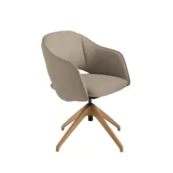 Armlehnstuhl Lederauswahl, Stoffauswahl, Wippfunktion, Sitzfl&auml;che 360&deg; drehbar Echtleder