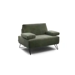 Sessel in Samt Waldgr&uuml;n