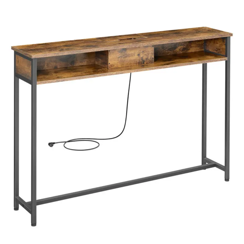Konsolentisch in Metall, Holzwerkstoff 120/81/25 cm