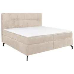 Boxspringbett 180/200 cm in Champagner