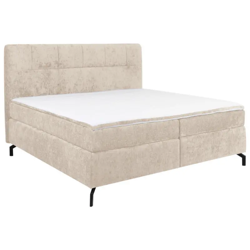 Boxspringbett 180/200 cm in Champagner