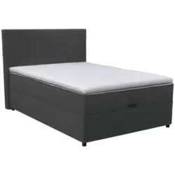 Boxbett 160/200 cm in Schwarz