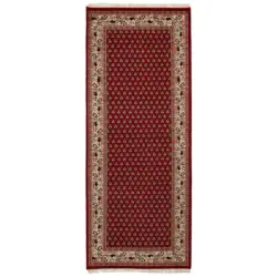 Orientteppich 80/200 cm Mir fine Rot Rot