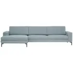 XXXLutz Lauterach - Ihr M&ouml;belhaus bei Bregenz Ecksofa Quattro in Chenille Hellblau 155/310 cm