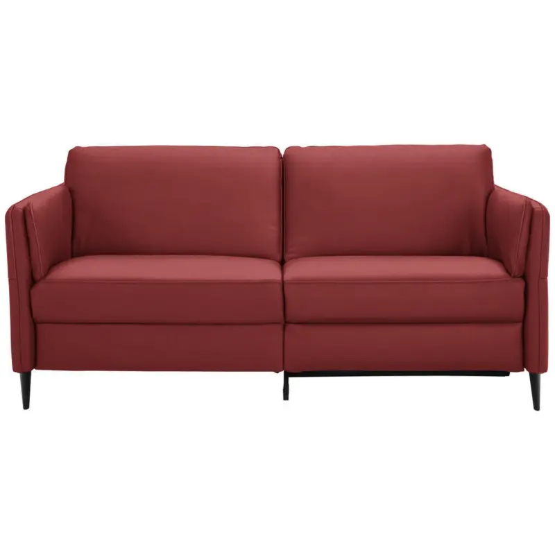 3-Sitzer-Sofa Latina in Echtleder Bordeaux