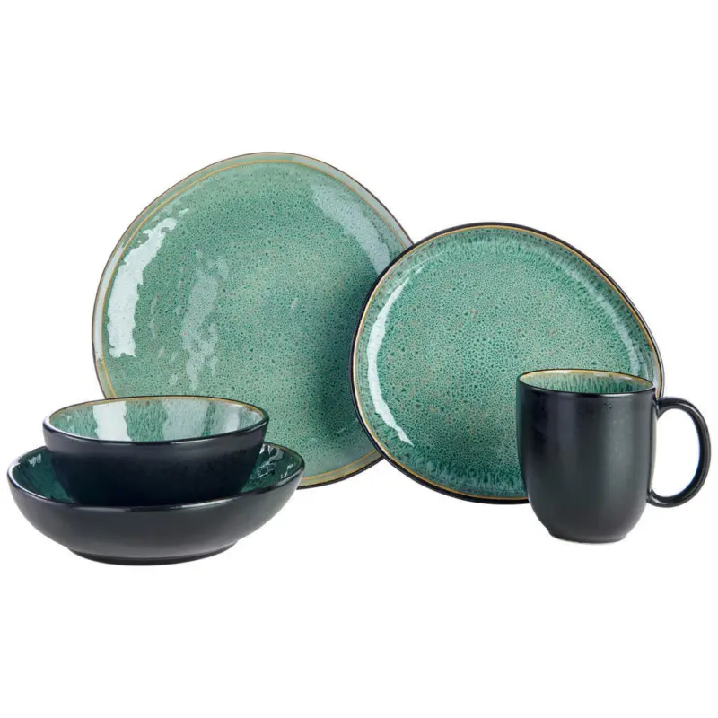 Kombiservice S&oslash;ren Green 10-teilig