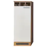 XXXLutz Lauterach - Ihr M&ouml;belhaus bei Bregenz Ger&auml;teumbauschrank 60/158/60 cm in Wei&szlig;, Eichefarben