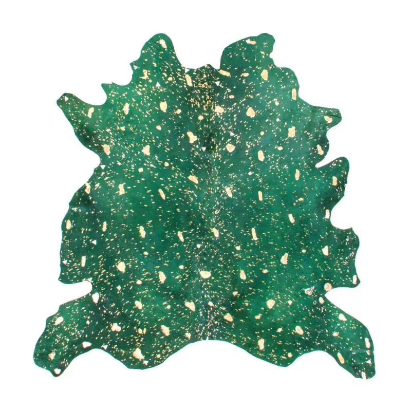 Flachwebeteppich Fly 110 Flaschengr&uuml;n / Gold Goldfarben, Dunkelgr&uuml;n