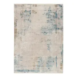 Webteppich 80/150 cm Opera Blau, Grau, Hellgrau, Hellblau, Dunkelblau, Dunkelgrau