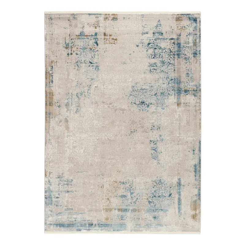 Webteppich 80/150 cm Opera Blau, Grau, Hellgrau, Hellblau, Dunkelblau, Dunkelgrau