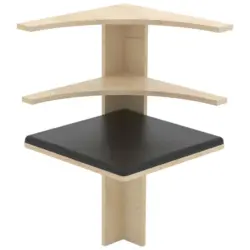 Eckbankelement in Honigeiche