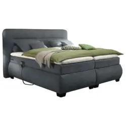 Boxspringbett 180/200 cm in Anthrazit