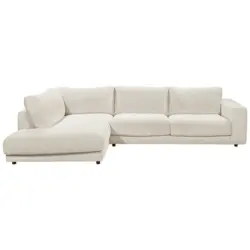 Ecksofa in Cord Creme 224/325 cm