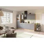 XXXLutz Lauterach - Ihr M&ouml;belhaus bei Bregenz K&uuml;chenblock 270 cm in Anthrazit, Eichefarben