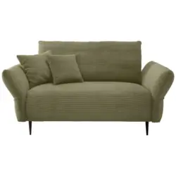 2-Sitzer-Sofa in Cord Olivgr&uuml;n