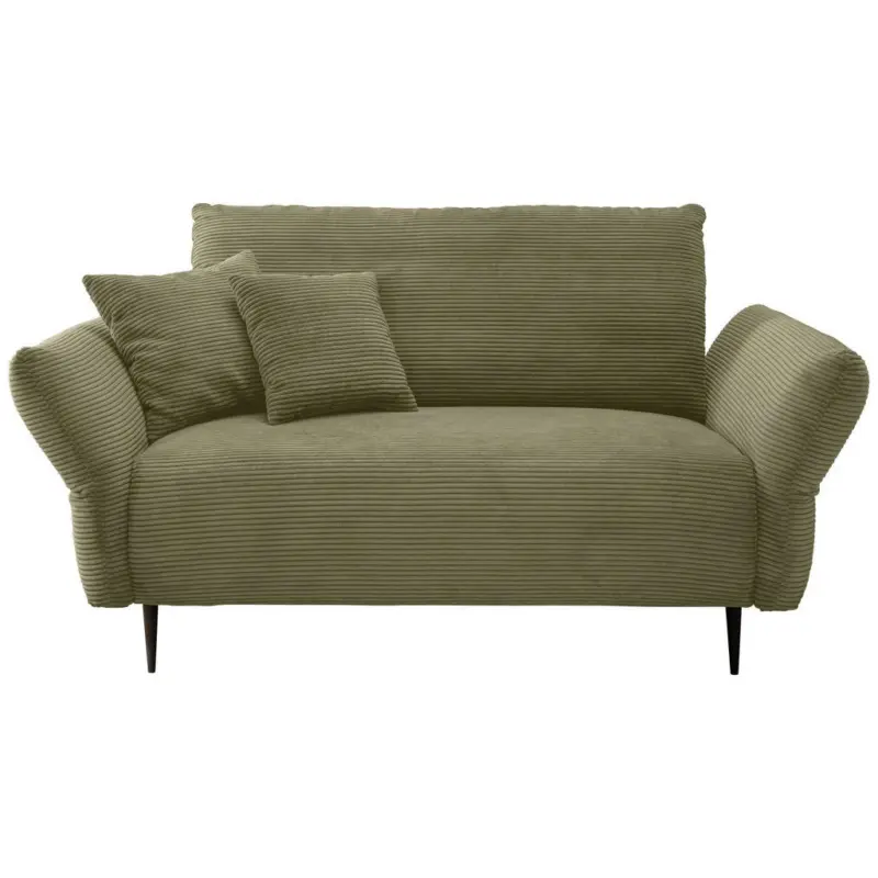 2-Sitzer-Sofa in Cord Olivgr&uuml;n