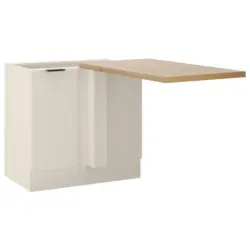 Eckunterschrank 105/90/60 cm in Kaschmir