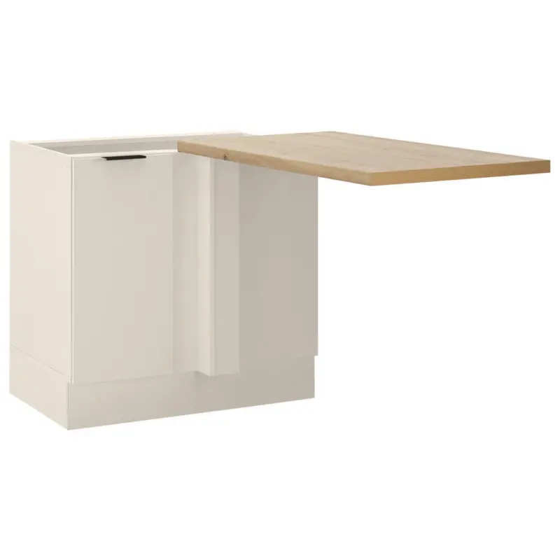 Eckunterschrank 105/90/60 cm in Kaschmir