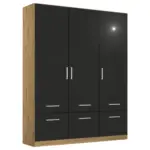 XXXLutz Lauterach - Ihr M&ouml;belhaus bei Bregenz Dreht&uuml;renschrank in Grau, Eiche Artisan