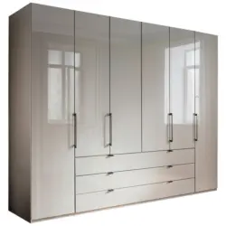 Kleiderschrank in Grau
