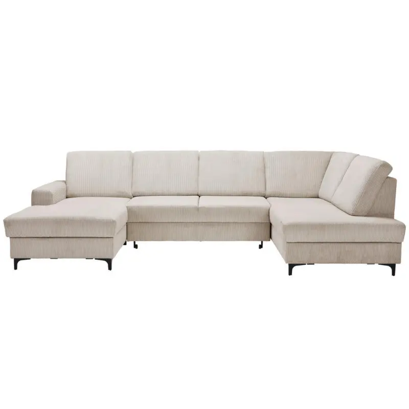 Wohnlandschaft in Cord Hellgrau