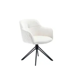 Armlehnstuhl Sitzfl&auml;che 360&deg; drehbar Samt