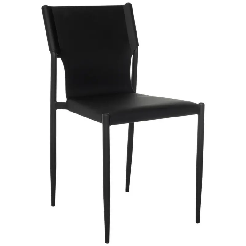 Besucherstuhl in Schwarz