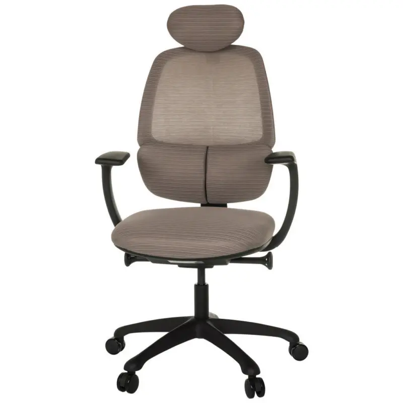 Drehstuhl in Netzbespannung Grau