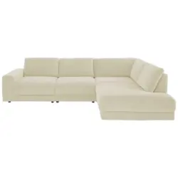 Ecksofa Niels Andersson in Chenille, Jacquard Naturfarben 316/242 cm