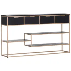 Konsolentisch in Holz 141/33/80 cm