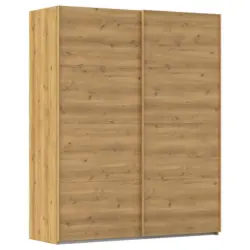 Schwebet&uuml;renschrank in Eichefarben