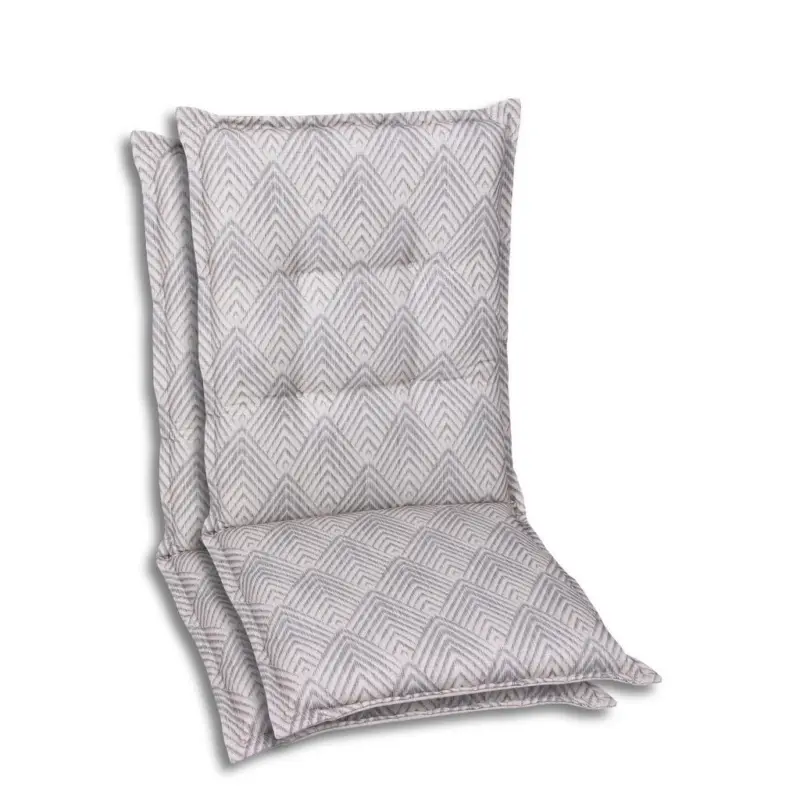 Sesselauflagenset in Beige Graphik