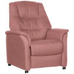 Fernsehsessel in Flachgewebe Terracotta