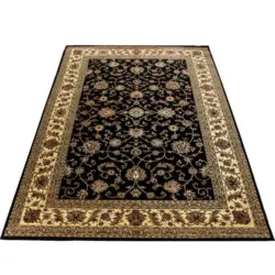 Webteppich 120/170 cm Marrakesh Schwarz