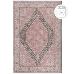 Webteppich 152/230 cm Rosa