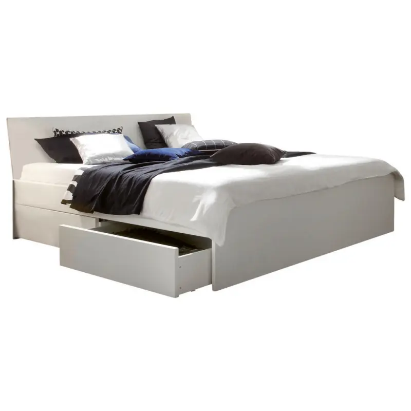 Stauraumbett 160/200 cm in Wei&szlig;