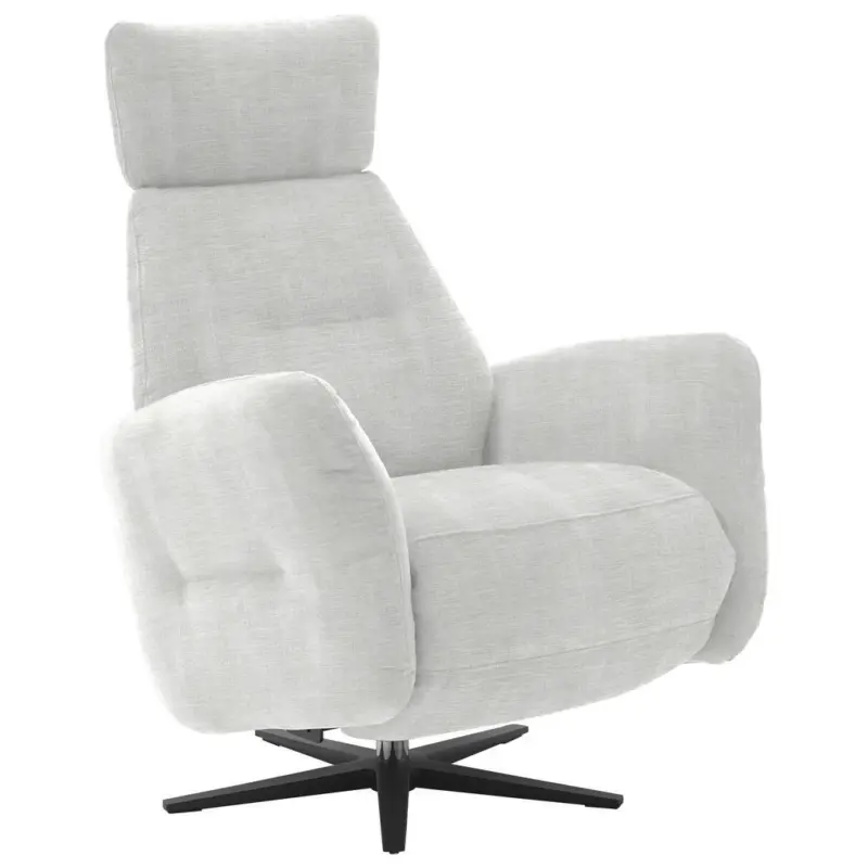 Relaxsessel in Textil Ecru