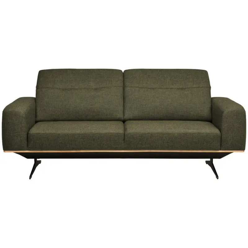 3-Sitzer-Sofa in Struktur Olivgr&uuml;n